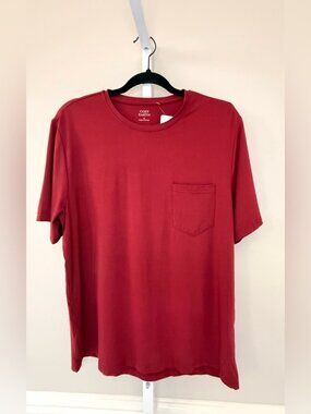 Cozy Earth Bamboo Stretch-Knit Short Sleeve Pajama SET XXXL 3XL Pomegranate NWT